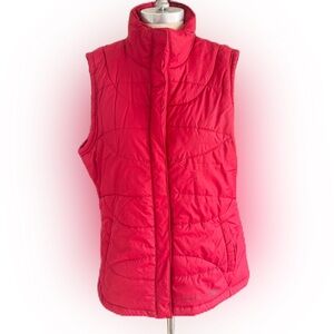 Free Country Athletx Series Red Polyester Puffer Vest. Size Large